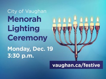 Vaughan's Menorah Lighting Ceremony